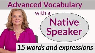 Advanced Vocabulary with a Native Speaker (part 3 with psychologist)