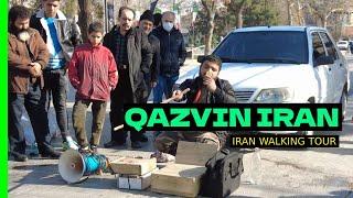 IRAN Cities Walking Tour, I Walked Qazvin, Iran in Just 1 Hour ⏰ قزوین ایران