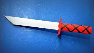 How to Fold a Paper Katana Sword | Origami Katana | Origami Weapon Ninja