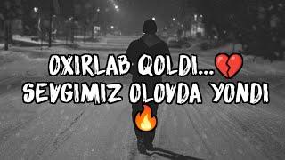 Oxirlab qoldi Sevgimiz olovda yondi