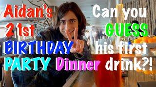 Aidan Gallagher's 21st BIRTHDAY PARTY DINNER! (YouTube edit)  Aidan Gallagher