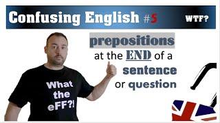 How to use prepositions at the end of a sentence