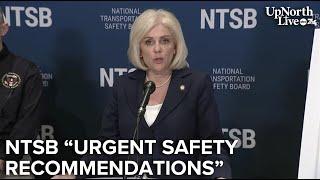 NTSB held a press conference today to discuss "urgent safety recommendations" after air collision