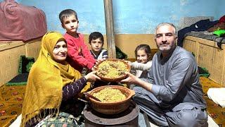 Cooking Forest Yak Meat Yakhni Pulao In Our Traditional Stove | Mountain Family Life |