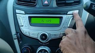 Hyundai Eon Clock setting