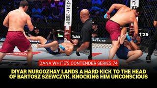 DWCS 74 results: Diyar Nurgozhay blasts Bartosz Szewczyk with violent head kick