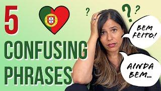 European Portuguese | 5 Confusing Phrases EXPLAINED!