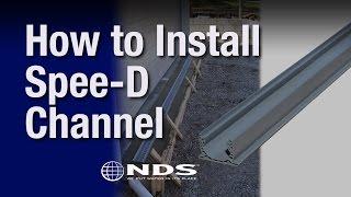 How to Install an NDS Spee-D® or Mini Channel Drain | NDS Yard Drainage Systems