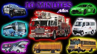 10 MINUTES Vehicles "Horn, Alarm, Siren" Sound Variations |Mega Compilation| - |Memeste|