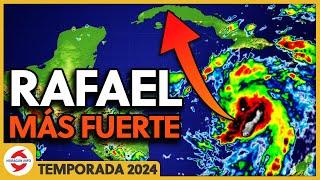 Rafael se fortalece. Puede llegar a Cuba y Jamaica como huracán Rafael. Tormenta tropical Rafael.