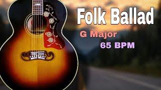 "Folk Ballad" Backing Track G Major 65 BPM