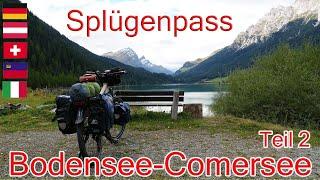 Bodensee Comersee über den Splügenpass