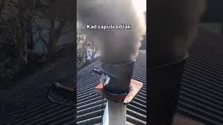 Кад Запуши Оџак #odzacar #odzak #dimnicar #sporet #drva #krov #balkan #majstor