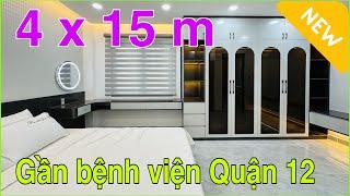 Nhà mới 4x 15 m huỳnh thị hai quận 12 (ms 6255) Gần bệnh viện và phần mềm quang trung