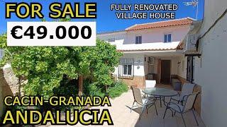 €59.000- RENOVATED VILLAGE HOUSE IN A PEACEFUL LOCATION IN THE HEART OF ANDALUCIA, SPAIN