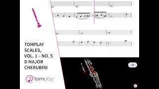 Clarinet Scales - No. 5 D Major by Cherubini 