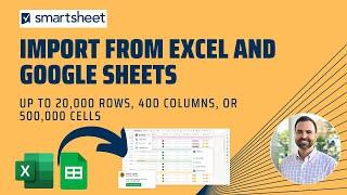 How to Import Data from Excel and Google Sheets into Smartsheet