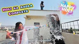 Holi Prank On Papa Gone Right Le Liya Badla Grand Dhuliwandan Celebration wit Girls Bindass Kavya