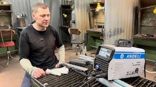 Подробный обзор по настройкам ANDELI TIG 250 PE ac/dc