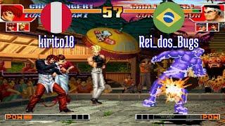 FT5 @kof97: kirito18 (PE) vs Rei_dos_Bugs (BR) [King of Fighters 97 Fightcade] Oct 8