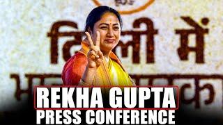 Delhi CM Rekha Gupta along with Cabinet Minister hold press conference|Delhi Legislative Assembly