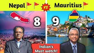 Nepal VS Mauritius  Country Comparison 2023-Mauritius Vs Nepal Comparison By Youthpahadi