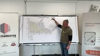 Segmentbogen schräg pflastern - Theorie