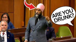 Singh Gets Asked If He's DRUNK In Parliament!