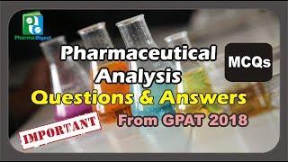 Pharmaceutical Analysis MCQ’s