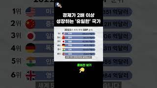 경제가 2배 이상 성장하는 유일한 국가, 인도
