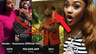 Chioma Davido Wife Excited As Assurance Song Hit 100million Stream On YouTube