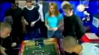 Muse play table football