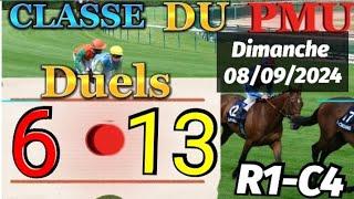 Pronostic PMU : Base Solide du quinté du dimanche 08/09/2024 R1-C4 Longchamp