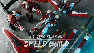 MG ASTRAY RED FRAME KAI | Speed Build | Model Kit | ガンプラ | 武士刀と多くの装備を持つガンプラ