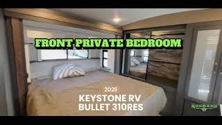 ZOOMERS RV || RV TOUR - THE ULTIMATE CAMPING EXPERIENCE Brand New 2025 Keystone RV Bullet 310RES !!