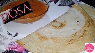 Dosa Recipe - How To Make Plain Dosa - Plain Dosa - Dosa Kaise Banaye - Shaluzz Tasty Recipes
