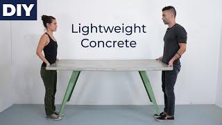 How to Make a Lightweight Concrete Table