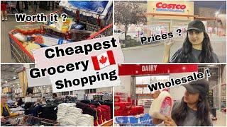  Cheapest grocery shopping in canada | Costco | Wholesale market | 2024 | international student 