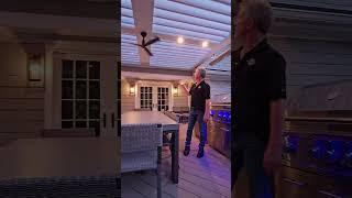 Custom Multi-Level Deck with a Louvered Roof and Kitchen (Luxury Deck Walkthrough)