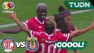 ¡Contragolpe mortal! Michaela Abam aprovecha | Toluca 1-0 Chivas | Liga Mx Femenil AP2024-J2 | TUDN