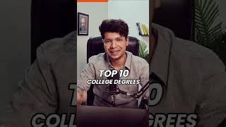 Top 10 Most Regretted College Degrees #shorts | Ayushman Pandita