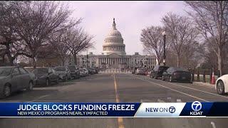 New Mexico funding freeze impacts