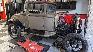 1930 Ford Model A Sport Coupe hot rod build project