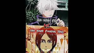 Collab With YzMisssterry`愛 | Gojo vs Eren | #YzOpenCOLLAB1 #anime #jujutsukaisen #collab