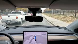 Can my Tesla Model Y make it safely to the service center using FSD