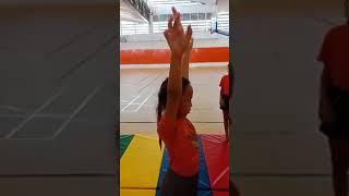 Back & front walkover floor exercise