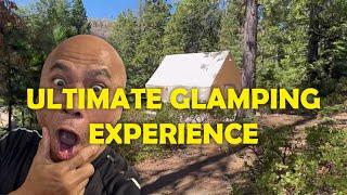 "Ultimate Glamping Experience: Site Tour & Amenities" #glamping #glampinglife #camping #foodie