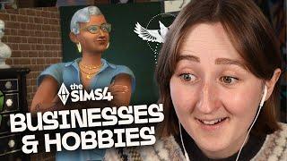 The Sims 4: Businesses & Hobbies Gameplay Trailer Reaction