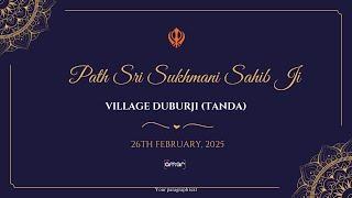 LIVE PATH SRI SUKHMANI SAHIB  JI