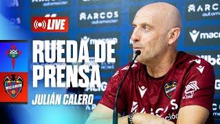 RUEDA DE PRENSA de Julián Calero previa al encuentro ante el Racing Club Ferrol (J16)